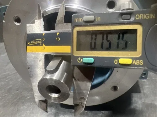 ABB Motor M2VA80B-6 3 Phase Motor Surplus Missing Rear Cover 4