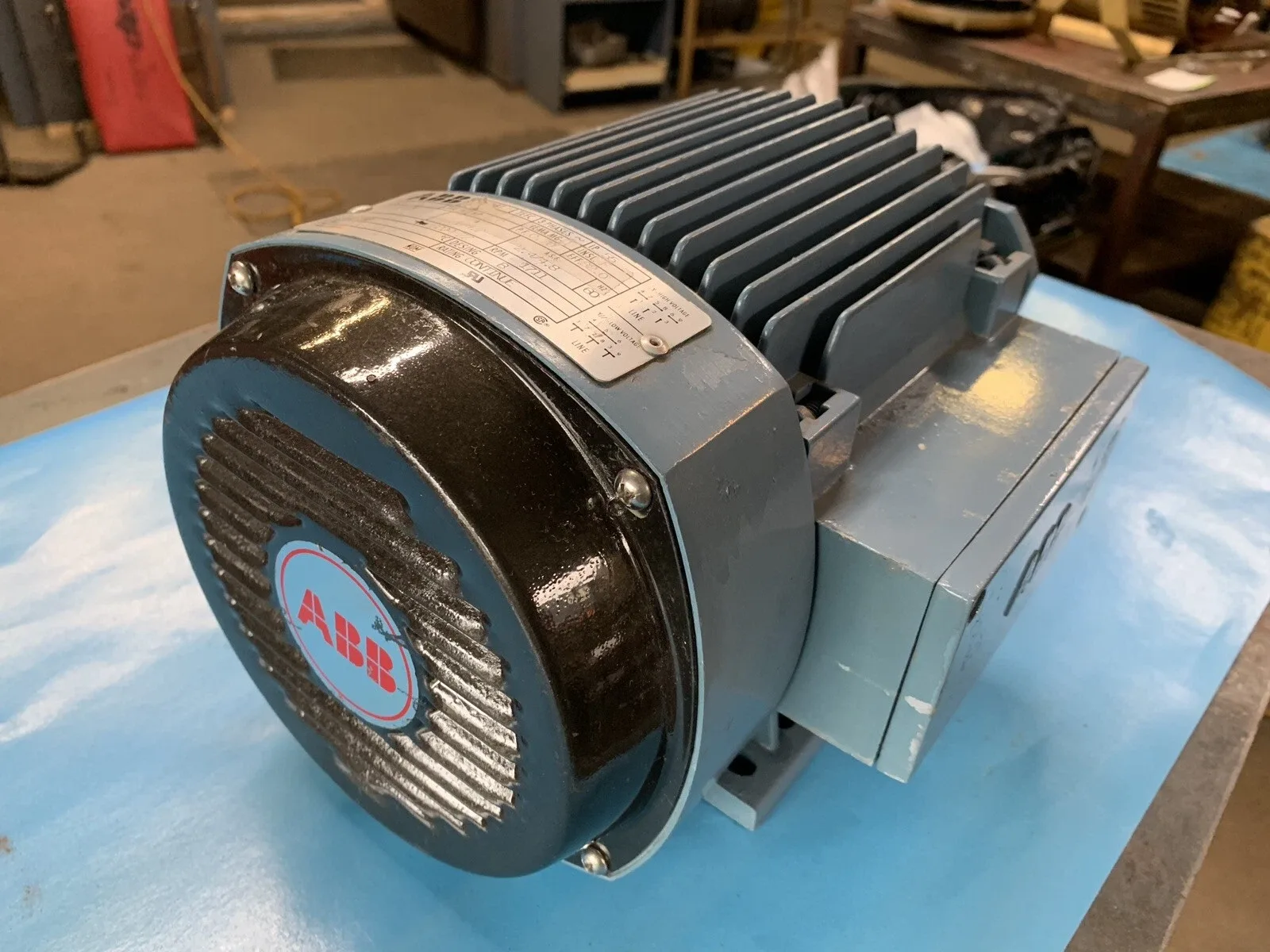 ABB 1 Hp 3Phase Electric Motor 230/460Volts 1800RPM 143TFr Cat M96A-1131 2