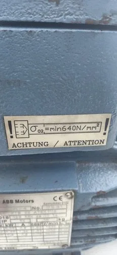 ABB Motors MKA 71A-4 Three Phase Motor 0.28kW 1335rpm Motor MKA71A4 3