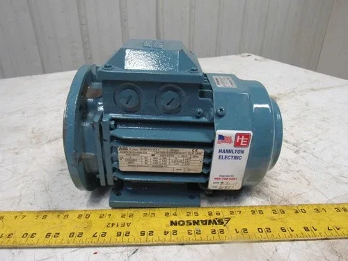 ABB MM07254-PP 0.25kW 1368/1705RPM 50/60Hz 230-400/460V 3Ph Motor 3