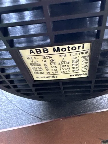 ABB Motori Motor MU71B14F130-2 3