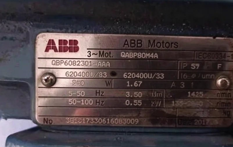 ABB QABP80M4A 3.50Nm motor 2