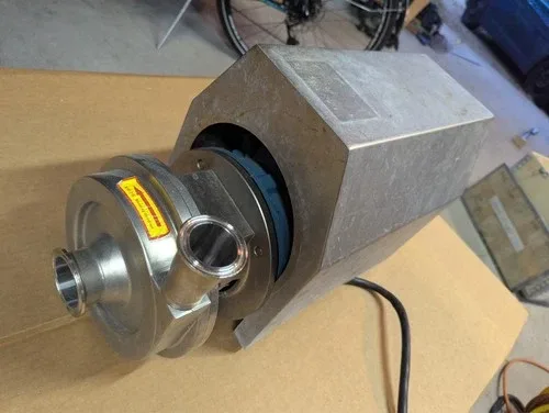 ABB Sanitary Centrifugal Pump YUY-L-304 with Motor Housing Mounts 2