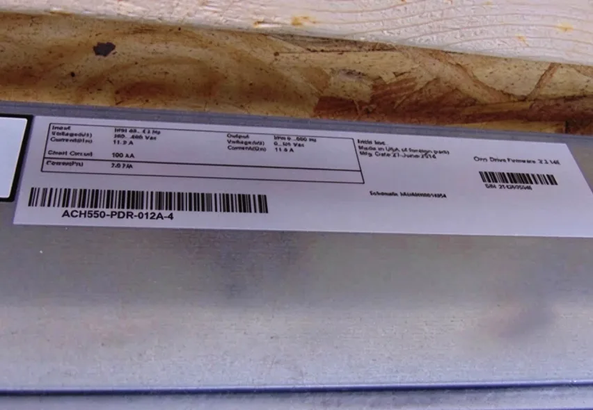 ABB ACH550 AC Drive with Disconnect ACH550-PDR-012-4 2