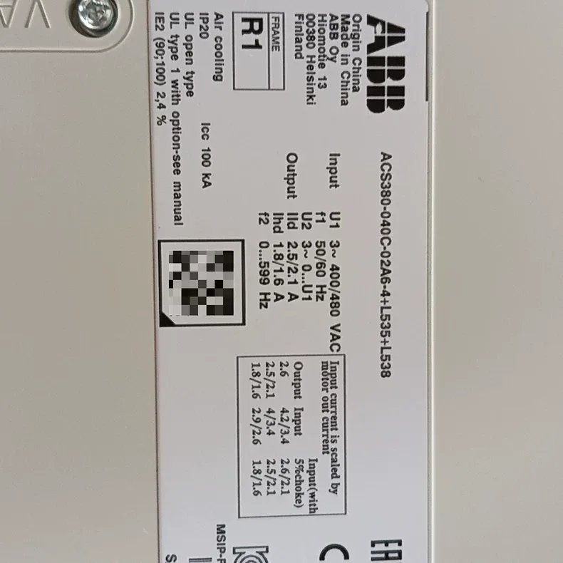 ABB ACS380-040C-02A6-4+L535+L538 Frequency converter 4