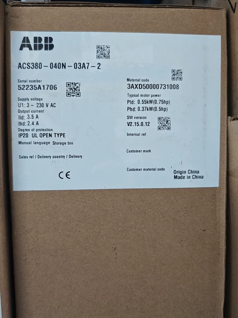 ABB Buy ACS380-040N-03A7-2 - ACS380 VFD 2