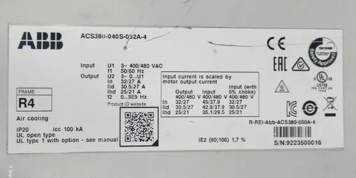 ABB ACS380-040S-032A-4 frequency converter 4