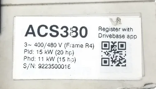 ABB ACS380-040S-032A-4 frequency converter 5