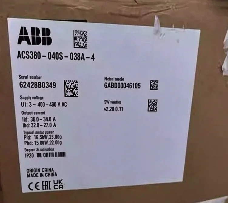 ABB Frequency changer ACS380-040S-038A-4 3