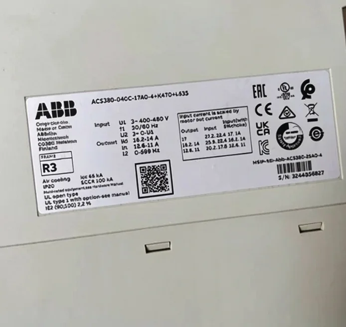 ABB ACS380-040C-17A0-4+K470+L535 Inverter 4
