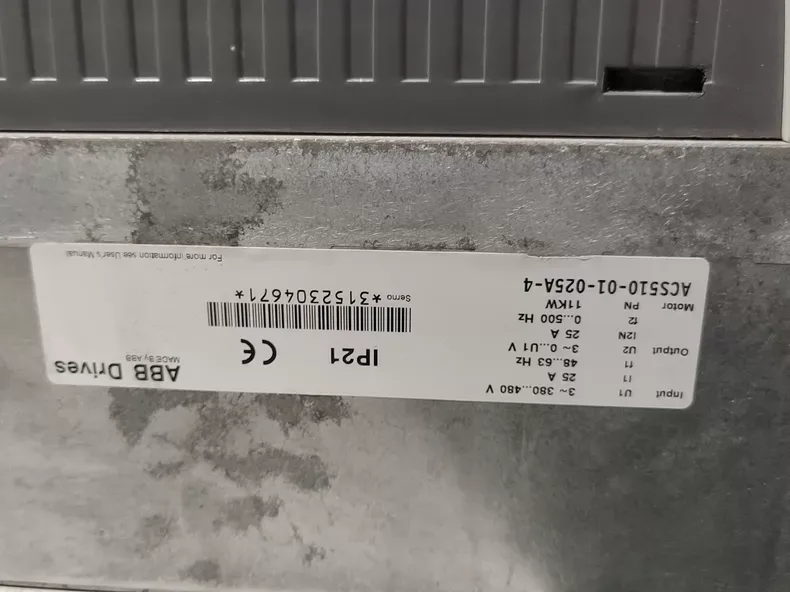 ABB ACS550-01-025A-4 Frequency converter 5.5KW Inverter 2