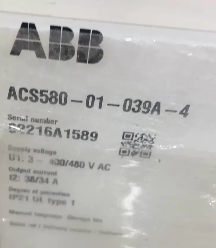 ABB ACS580-01-039A-4+B056 Frequency converters 3ABD50000038979 ACS580-01-039A-4 + 2