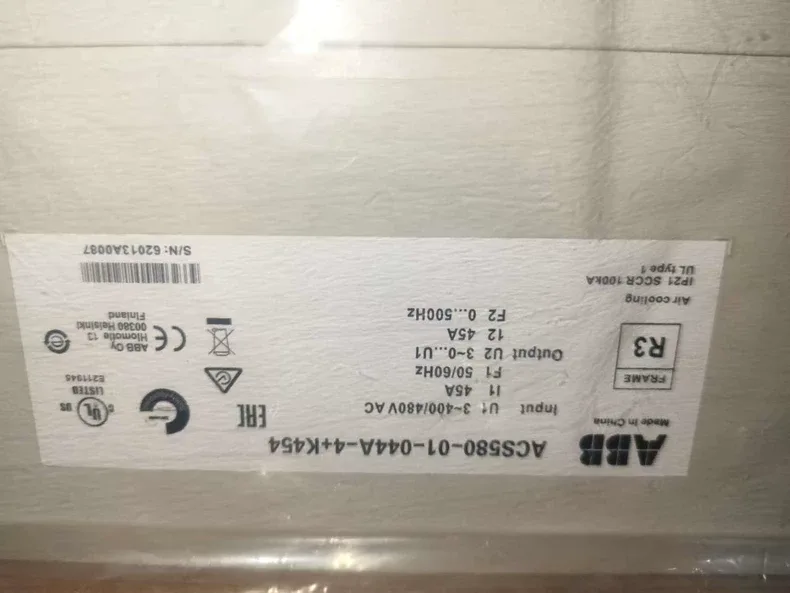 ABB inverter ACS580-01-044A-4+K454 4