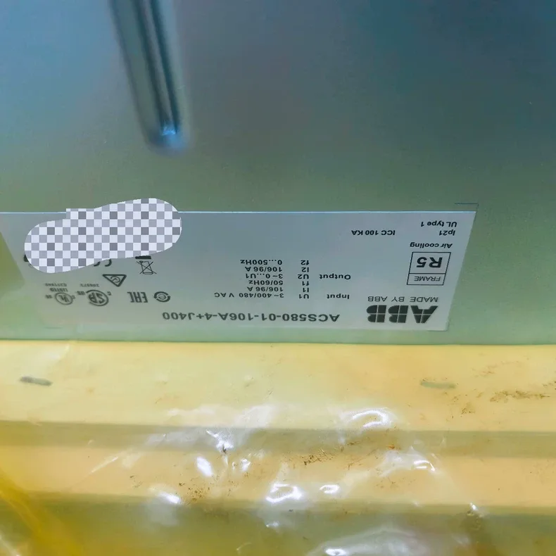 ABB ACS580-01-106A-4+J400 PN 55 kW IN 106 A 2