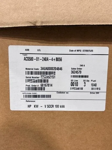 ABB ACS580-01-240A-4+B056 Low voltage general purpose wall-mounted drive 200H 4