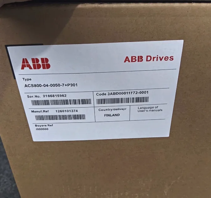 ABB ACS800-04-0050-7+P901 Drive 3