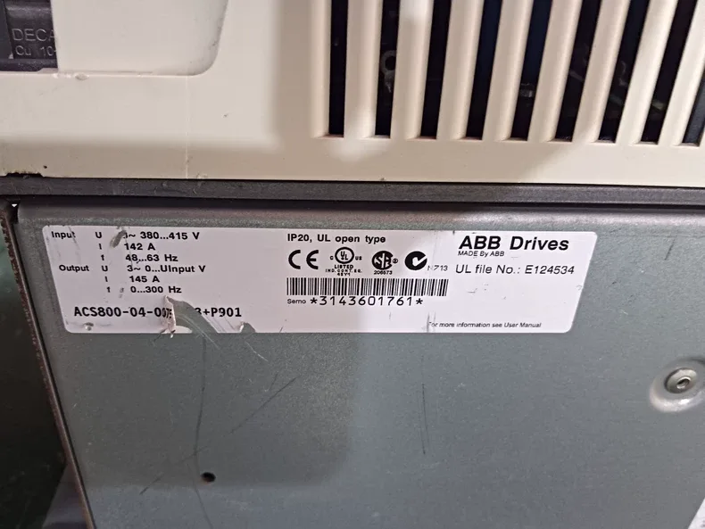 ABB ACS800-04-0075-3+P901 Frequency Converter MS 5