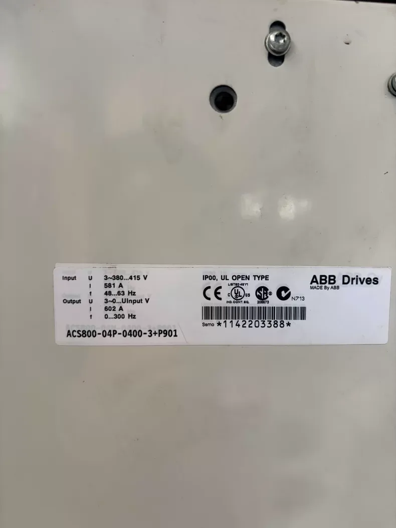 ABB inverter ACS800-04P-0400-3+P901 4