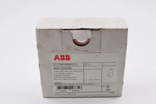 ABB S800-SOR400 Shunt Operation Release 4