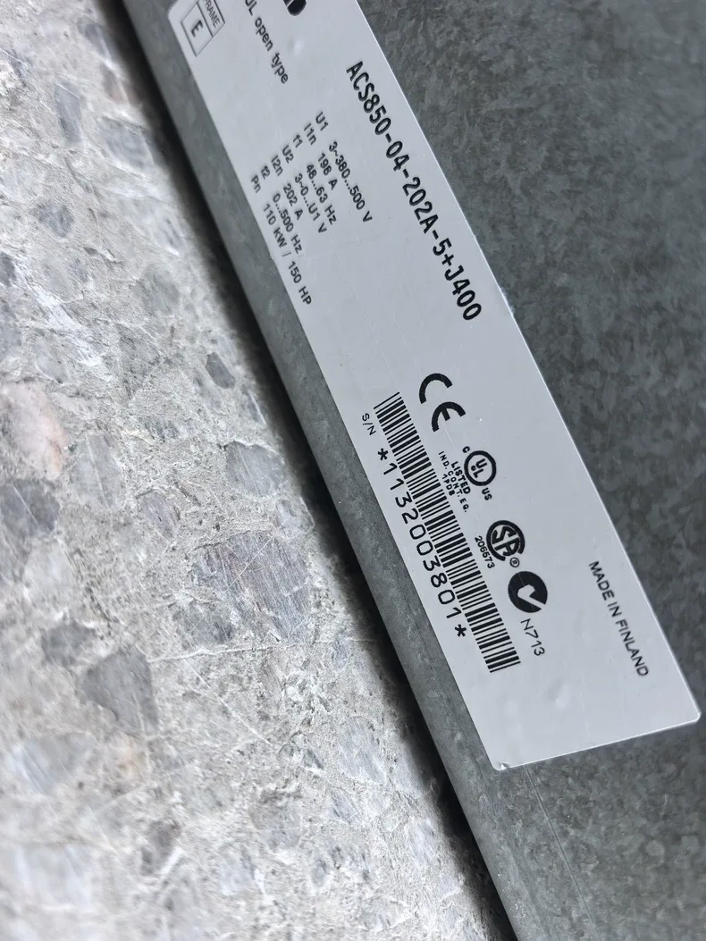 ABB frequency converter ACS850-04-260A-5+j400 5