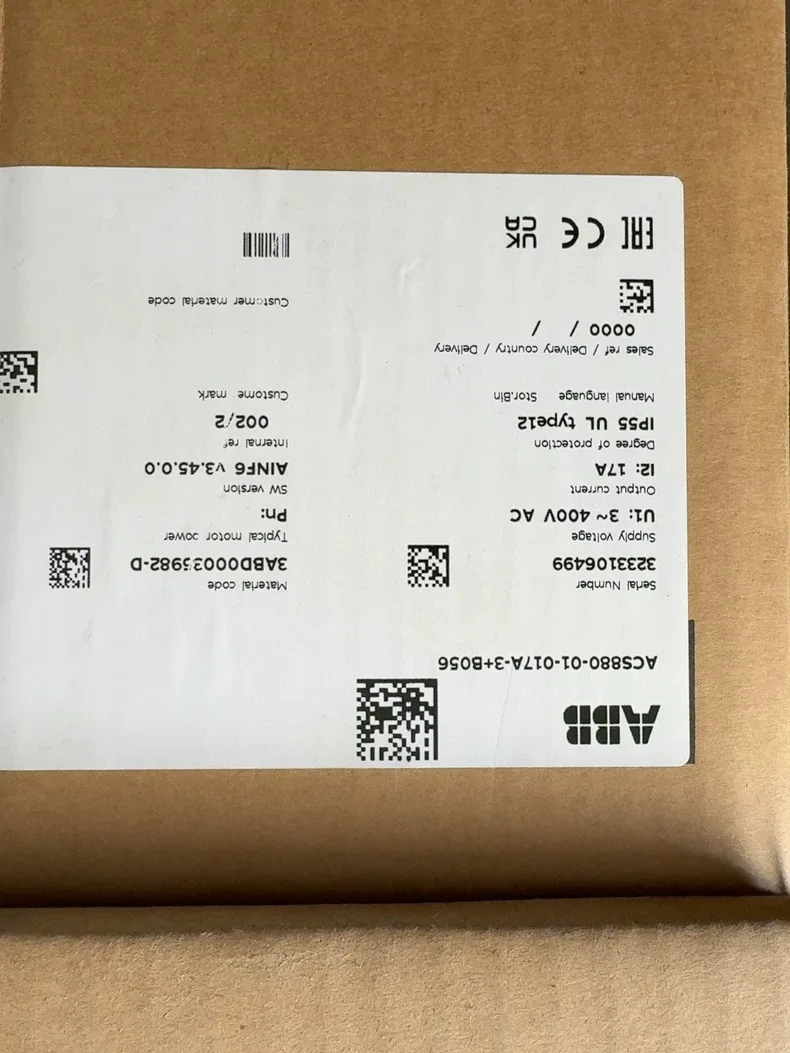 ABB Servo Drive ACS880-01-017A-3+B056 without box