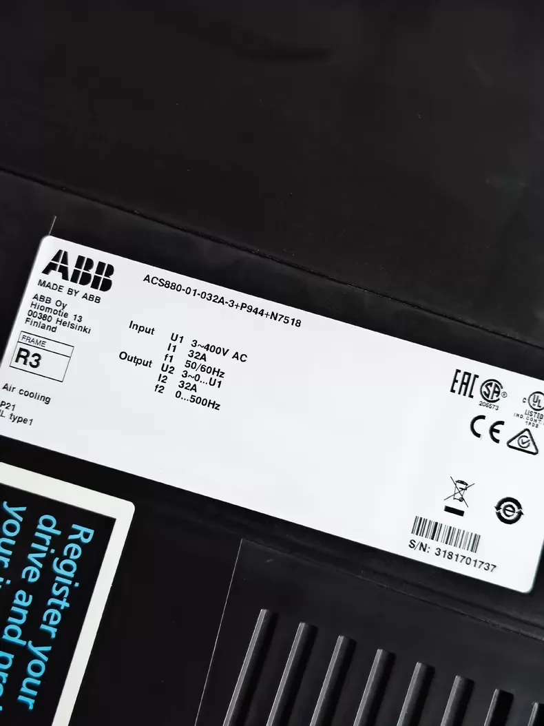 ABB ACS880-01-032A-3+P944+N7518 frequency converter 4