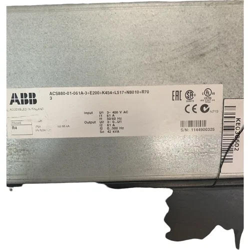 ABB ACS880-01-061A-3+E200+K454+L517+N8010+R70 42KVA Frequency Inverter 2