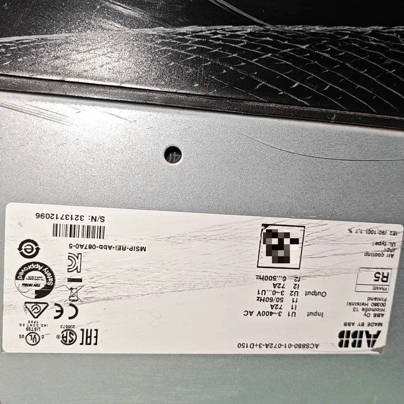 ABB frequency converter ACS880-01-072A-3+D150 3