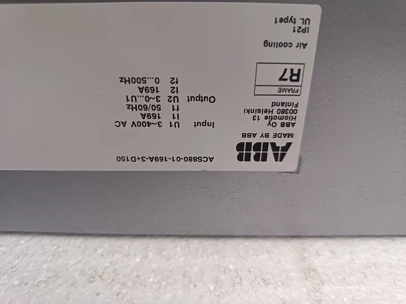 ABB ACS880-01-169A-3+D150 AC Drive 6