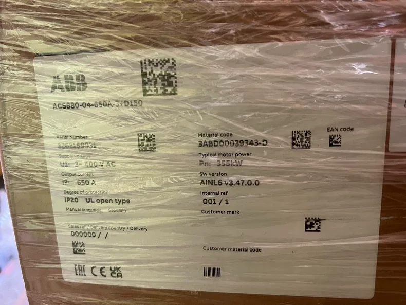ABB ACS880-04-650A-3+D150 Inverter