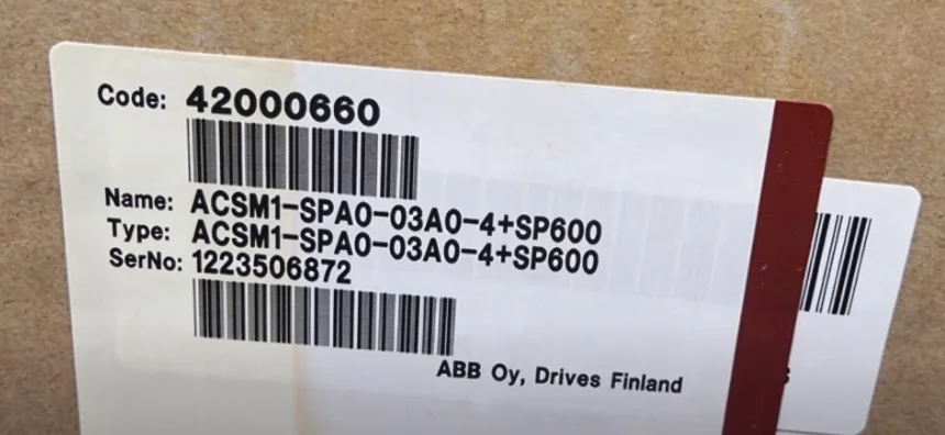 ABB ACSM1-SPA0-03A0-4+SP600 3