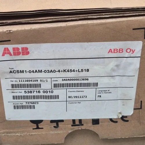 ABB ACSM1-04AM-03A0-4+K454-L518 IN ORIGIN BOX 3