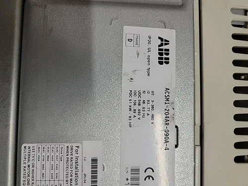 ABB ACSM1-204AR-090A-4 SERVO DRIVE 